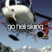 Go Heli Skiing