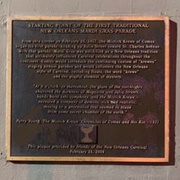 Starting Point of the First Mardi Gras Parade