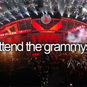 Attend the Grammys