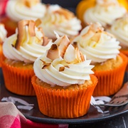 Pumpkin Coconut Cupcake
