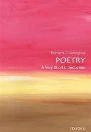 Poetry a Very Short Introduction (O'Donoghue)