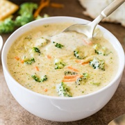 Homemade Broccoli Cheddar Soup