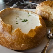Clam Chowder Sourdough Bread