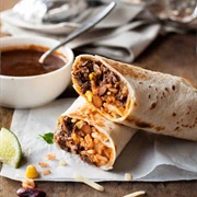 Shredded Beef Burrito