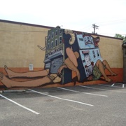 Broken Crow & Overunder Mural