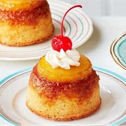 6 Miniature Pineapple Upside-Down Cakes
