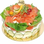 Smörgåstårta (Swedish Sandwich Cake)