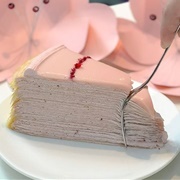 Sakura Mille Crepe Cake