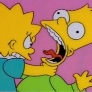 Lisa E Bart Simpson . Os Simpsons