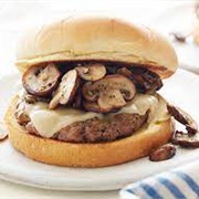 Hamburger With Mushrooms