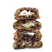 My Cookie Dealer Red, White & Blue Brownie Smores