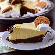 Black Bottom Eggnog Pie