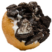 Peace, Love and Little Donuts Oreo Donut