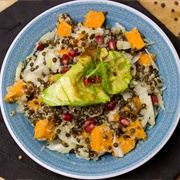 Sweet Potato Lentil and Avocado Salad