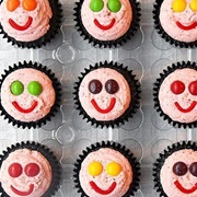 Candy Face Cupcake