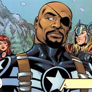 Nick Fury . Marvel