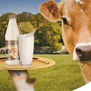 Glass of Gold Top Jersey Milk