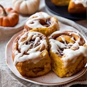 Pumpkin Cinnamon Rolls