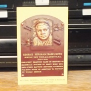 Babe Ruth Plaque, National Baseball Hall of Fame & Museum, Cooperstown, NY