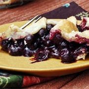 Wild Blueberry Pie