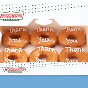 Donut With Writing on It