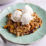 Nectarine Crumble