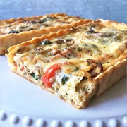Blue Cheese, Broccoli and Red Pepper Tart