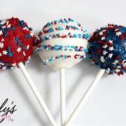 Candy&#39;s Cake Pops Fourth of July Cake Pop