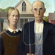 American Gothic - Grant Wood (Chicago, Art Institute of Chicago)