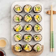 Avocado Cucumber Sushi