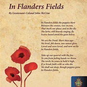 John McCrae Writes the Poem "In Flanders Fields 1915