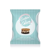 Cookies & Cream Cookies and Cream Ice Cream Sandwich