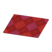 Red Argyle Rug