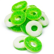 Green Apple Gummy Rings