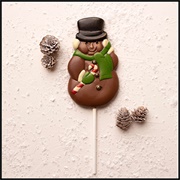Graham's Fine Chocolates & Ice Cream Snowman Pop