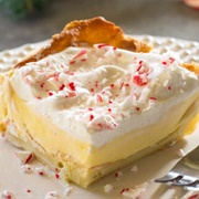 Eggnog Eclair Cake