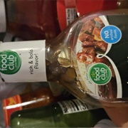 Mashed Potatoes and Barbecue Sauce