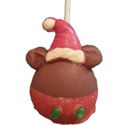 Goofy's Candy Company Santa Mickey Mouse Caramel Apple