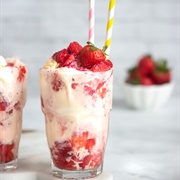 Strawberry Ice Cream Soda