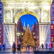 Washington Square Park Christmas Tree Lighting