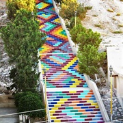 Painted Stairs of Deir Atieh, Syria