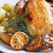 Slow Cooker Roast Lemon Chicken
