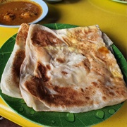 Egg Onion Cheese Roti Prata