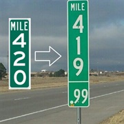 419.99 Mile Marker (Permanently Closed)
