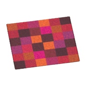 Red Blocks Rug
