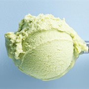 Avocado and White Chocolate Ice Cream