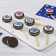 Red, White & Blue Oreo Pops