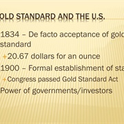 The Gold Standard Act Is Ratified USA.