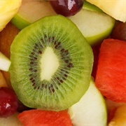 Kiwi Apple Melon & Grape Salad