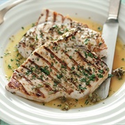 Pesce Spada Al Salmoriglio